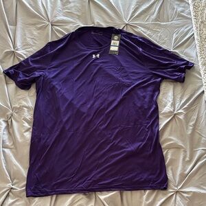 Under Armour Men's Short Sleeve Tee in Deep Purple